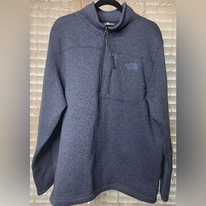 North Face Pullover 3/4 Zip Size XL